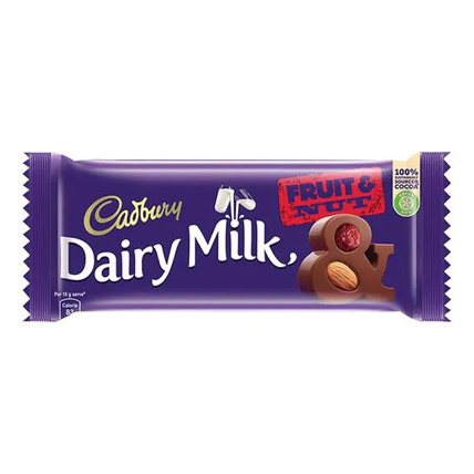 Cadbury Chocolate Fruit And Nut 